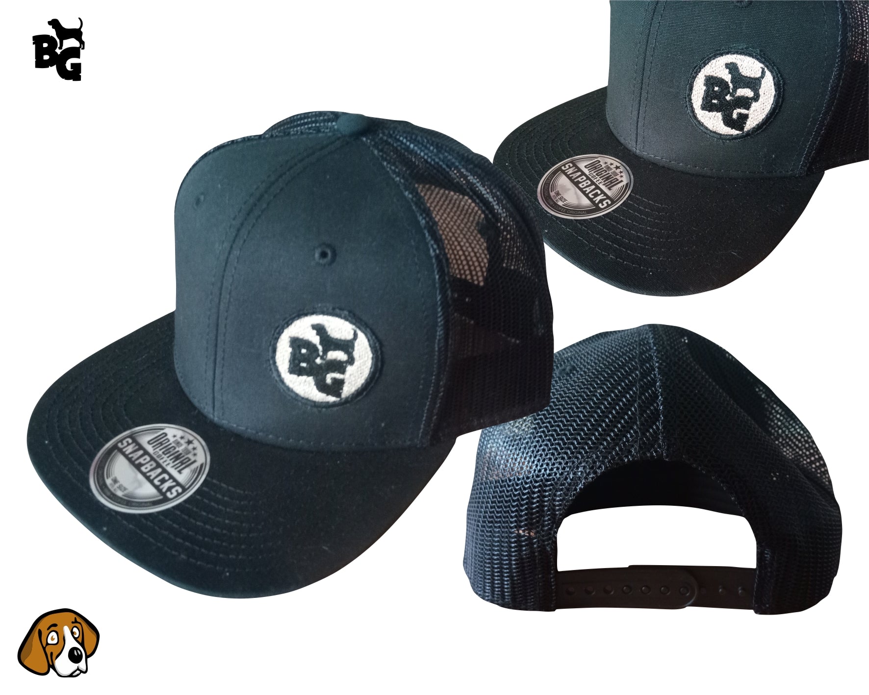 Čepice Snapback Mesh s Nášivkou BG