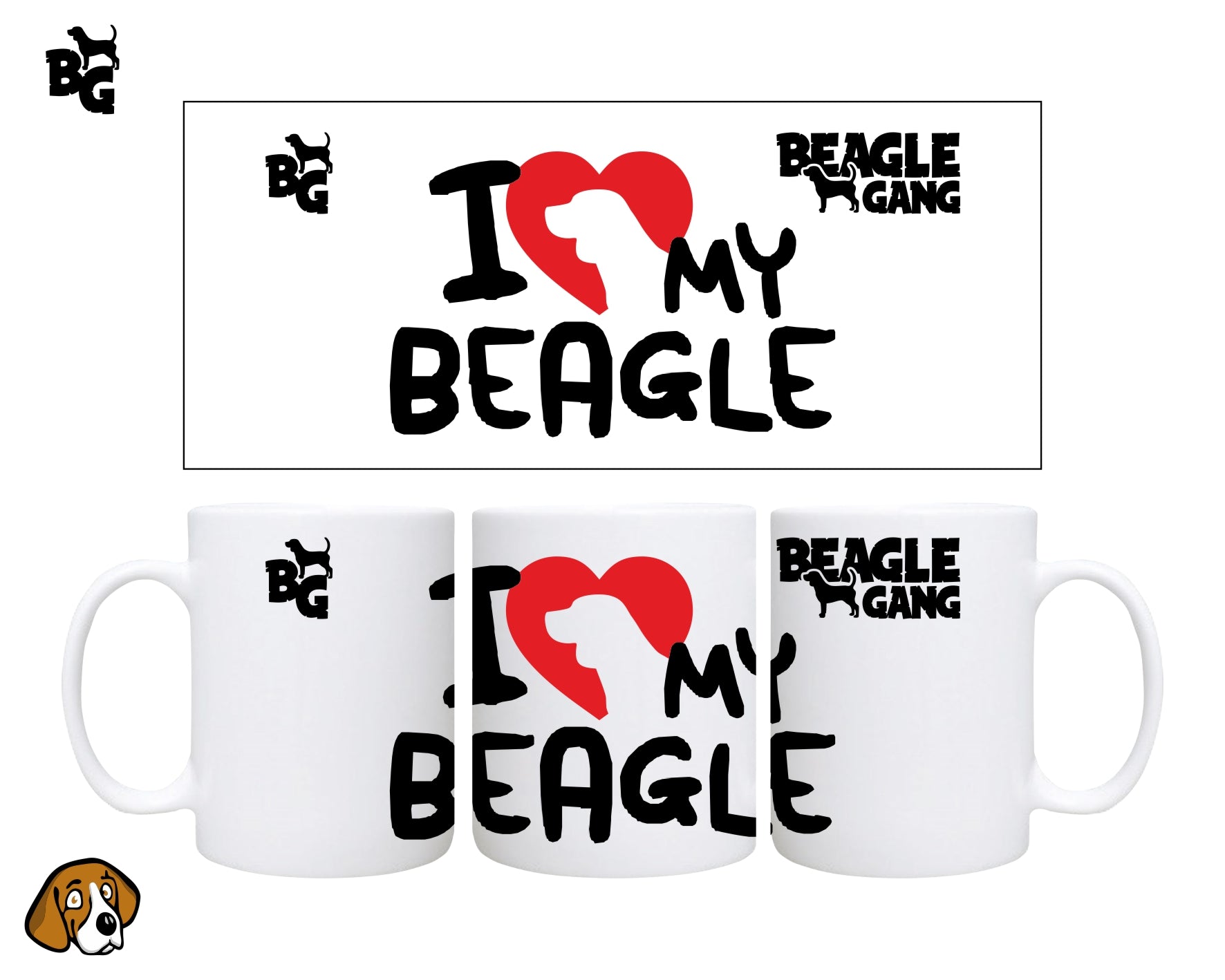 Hrnek Love Beagle