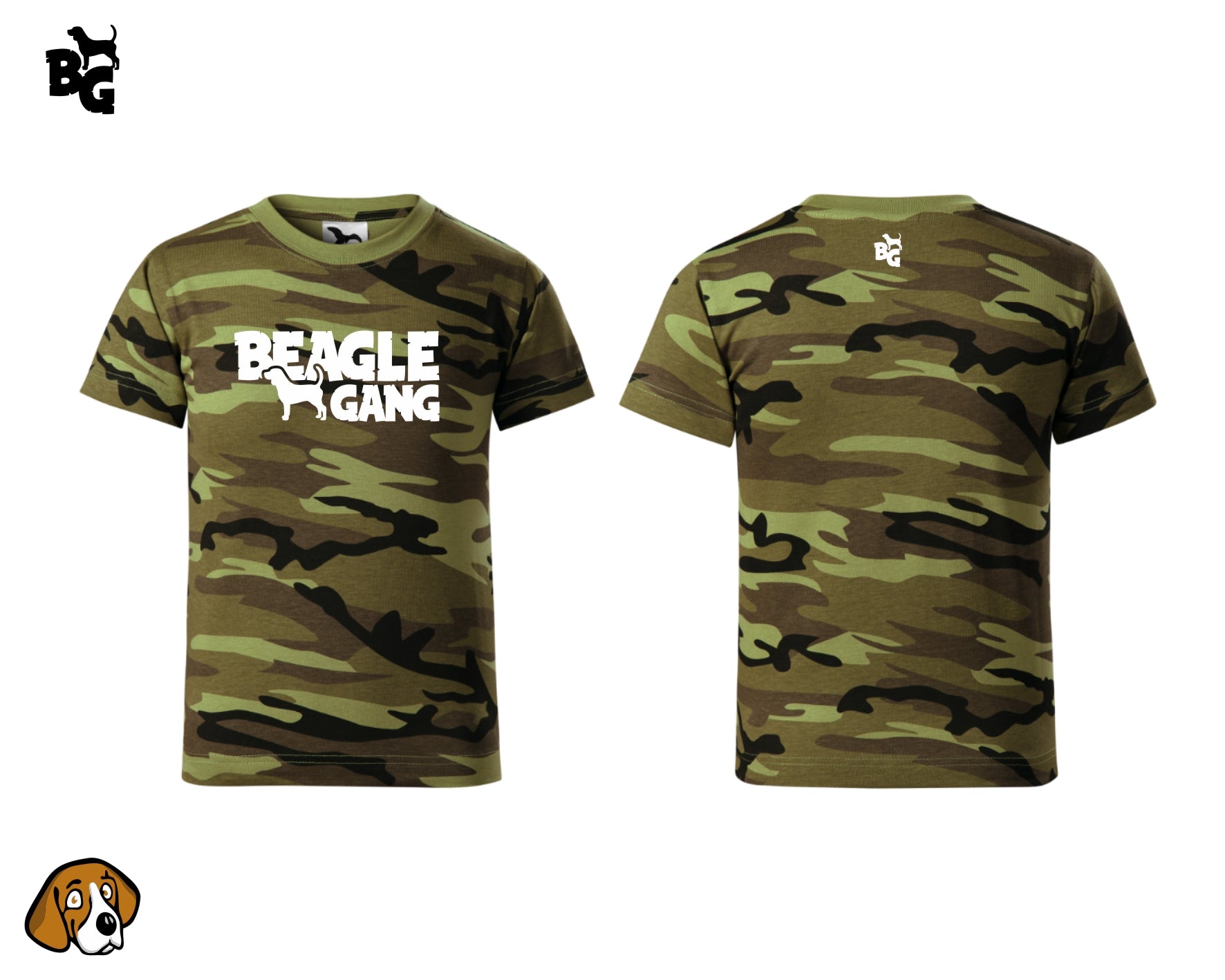 Dětské Tričko Camouflage BG