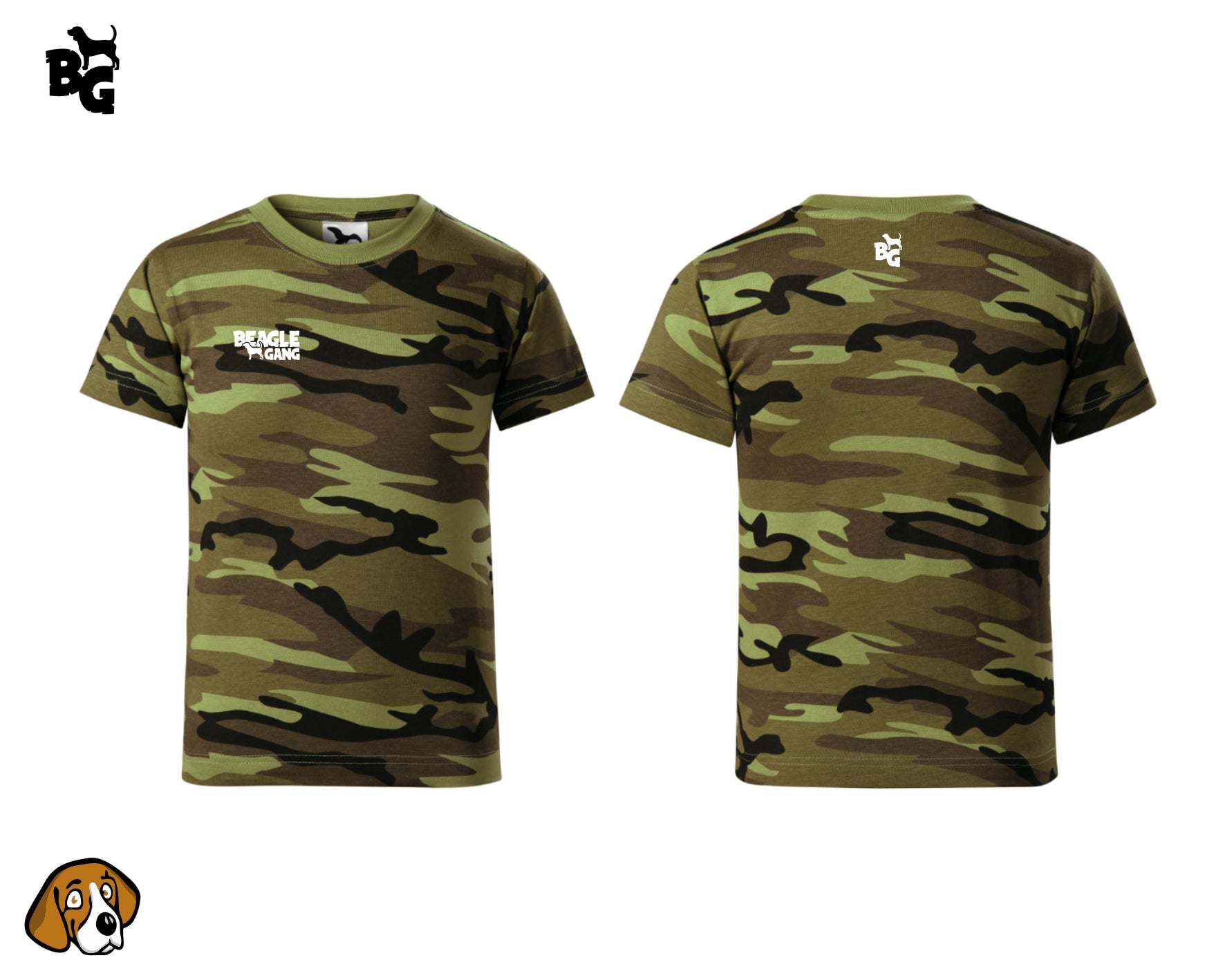 Dětské Tričko Camouflage BG Small